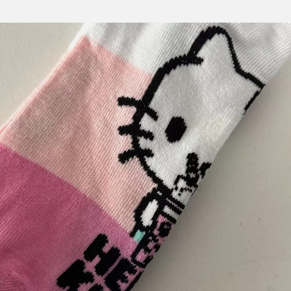 Hello Kitty Pink Gray Socks Accessories